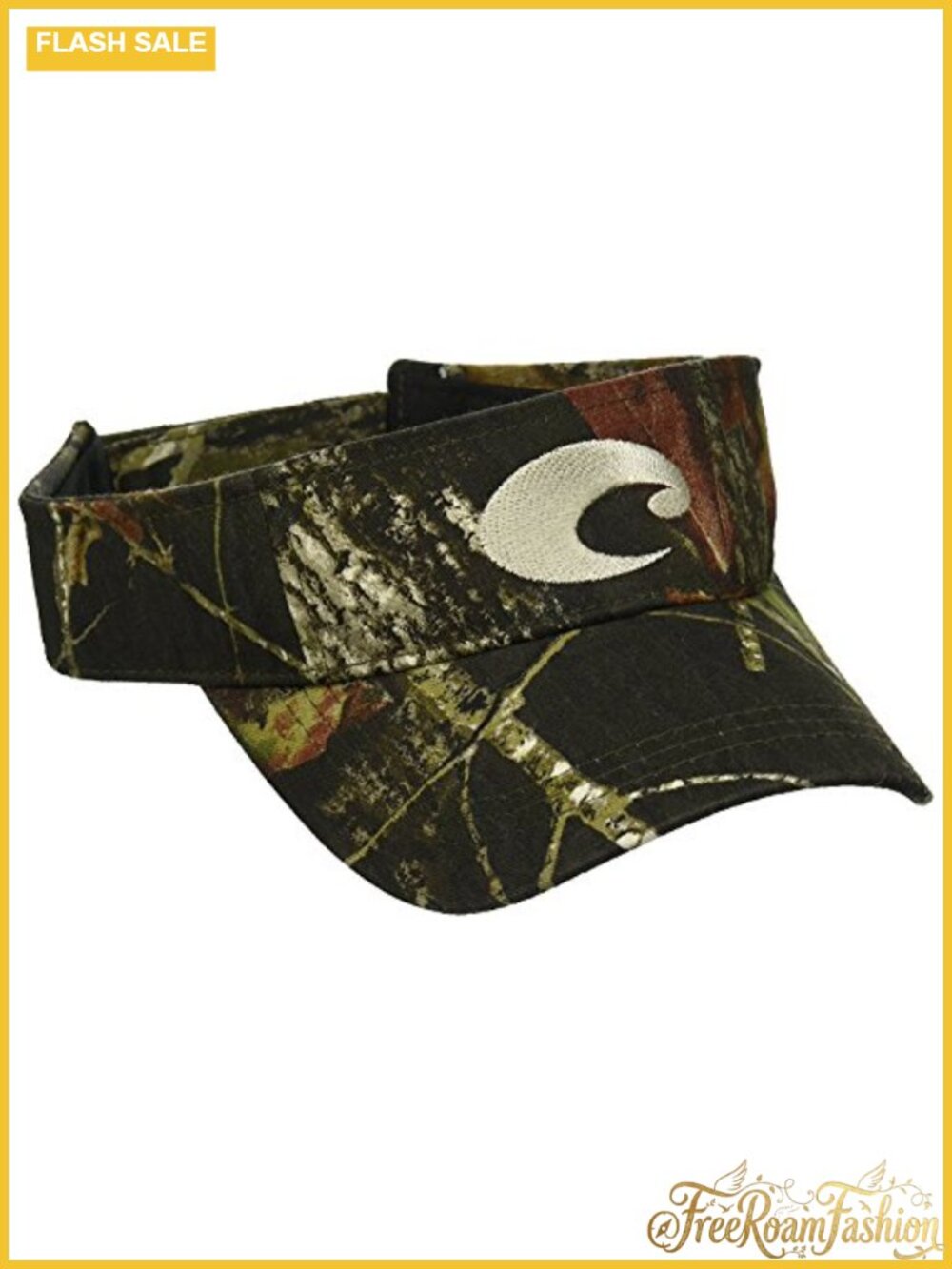 Cotton Twill Visor Adjustable Velcro Fishing Beach Hat
